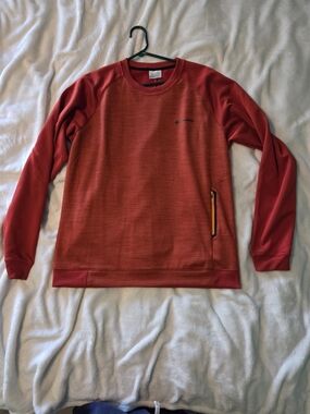 Columbia Men’s Red Crewneck Performance Sweater